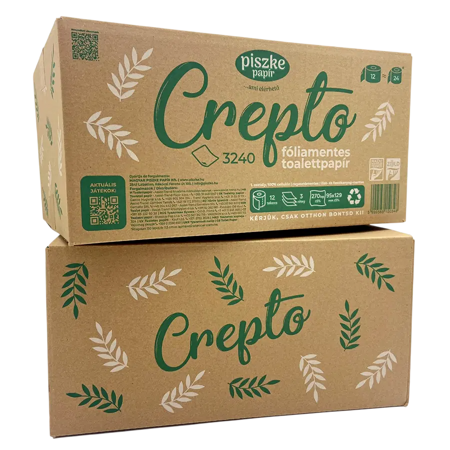 Toaletný papier Crepto 3240 (12 roliek, 3 vrstvy)