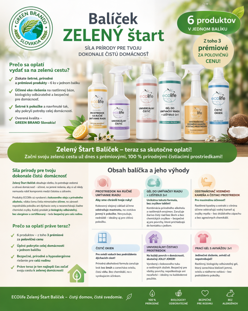 EcoLife Balíček ZELENÝ štart