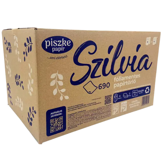 Papierové utierky Szilvia 690 (6 roliek v balení)