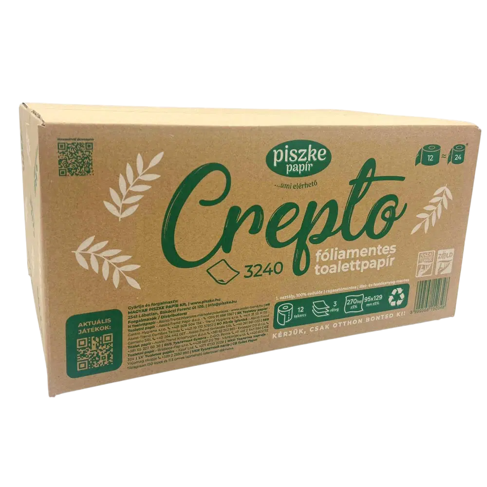 Toaletný papier Crepto 3240 (12 roliek, 3 vrstvy) image 4